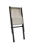 Boogie Lounge Chair, Linen/Black