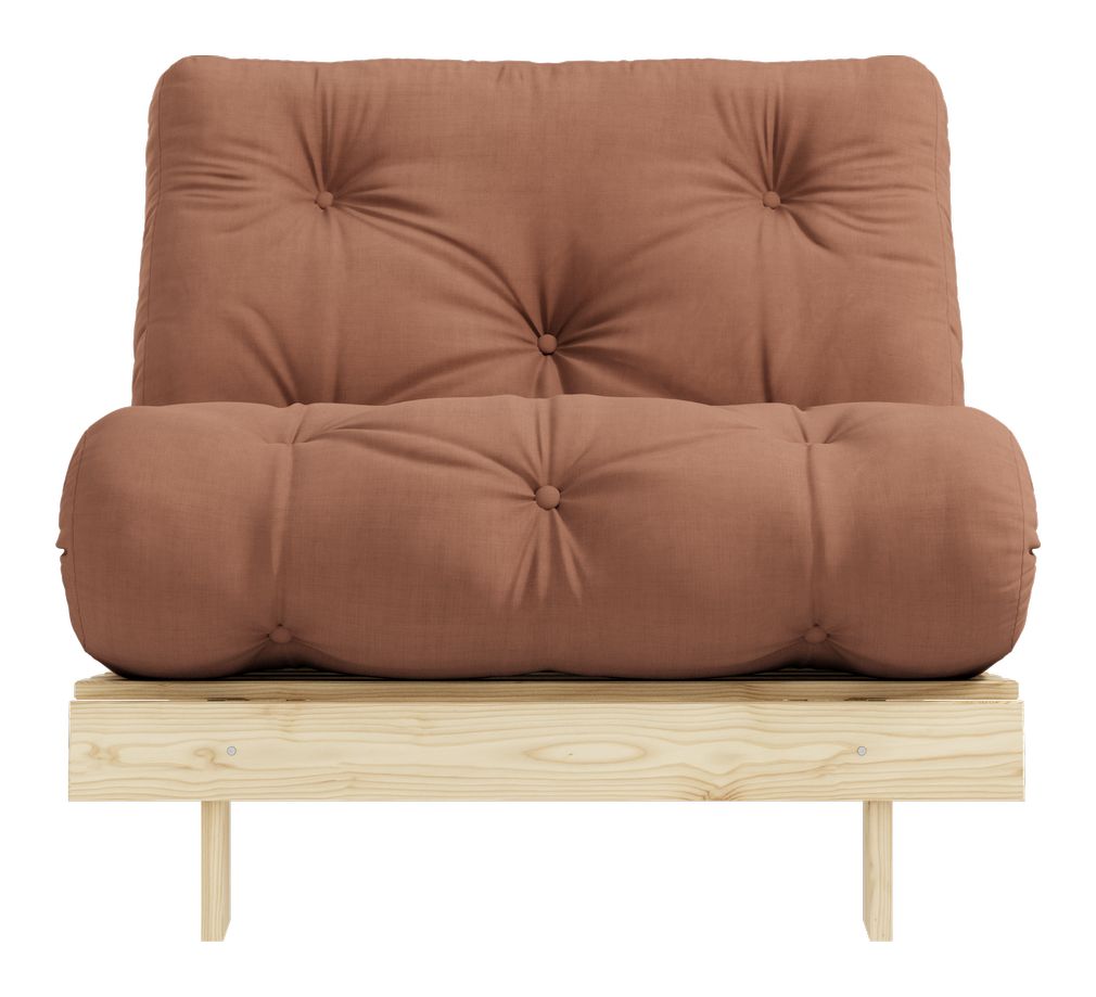 Røtter 90 sofa seng, furu/brun