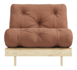 Røtter 90 sofa seng, furu/brun