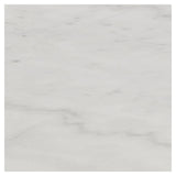 Amsterdam spisebord, Ø105, White Guangxi Marble/Matte Black