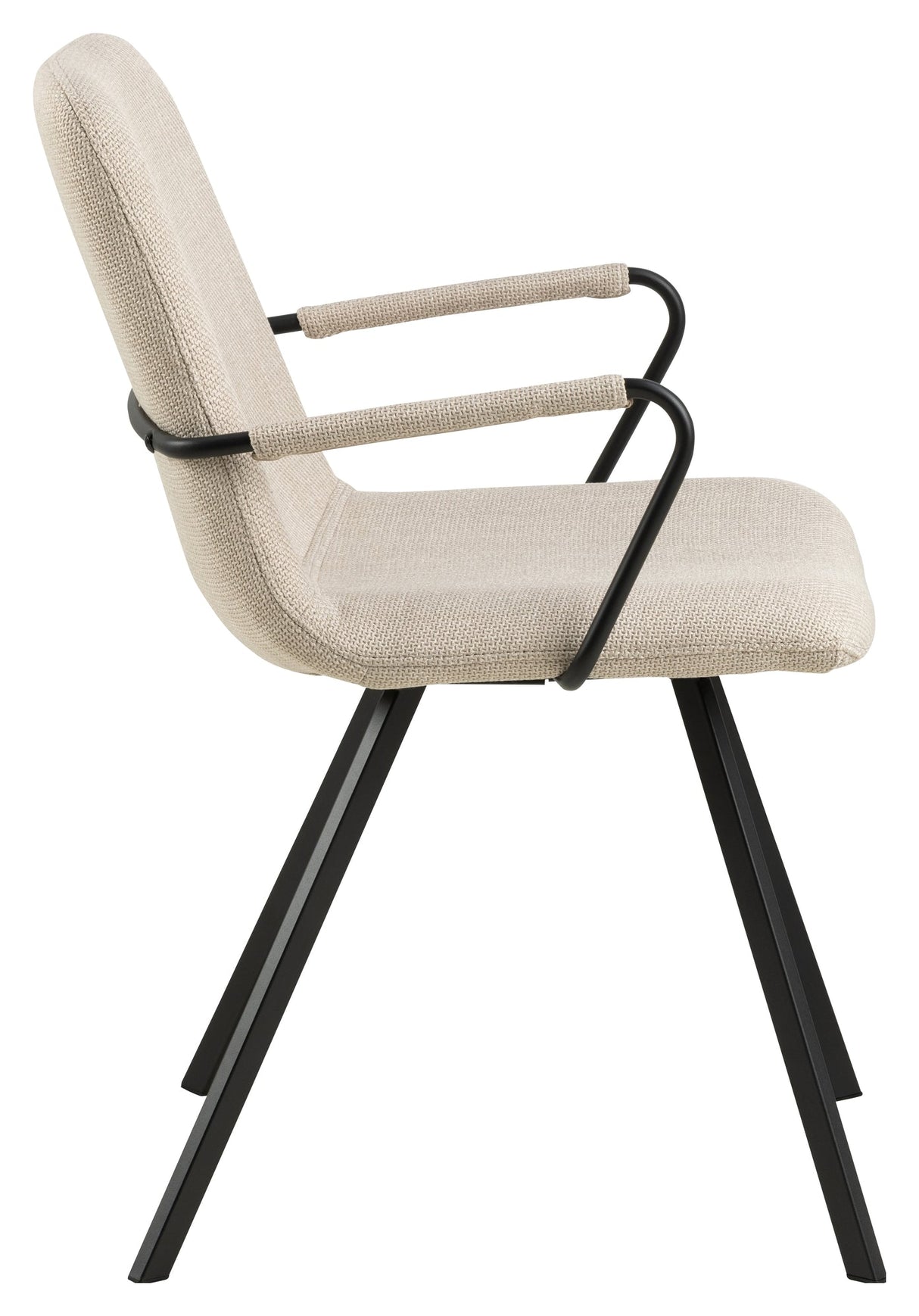 Selina, spisestol med/armlener - beige