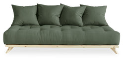 Senza Daybed, Olive Green/Nature