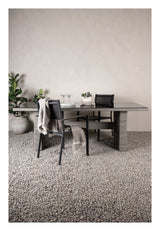 Padua, Garden Table, 200*100, Gray Braid/Glass Top