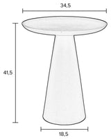 Homii Ringar Side Table Ø41.5, Rose