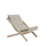 Boogie Lounge Chair, Linen/Nature