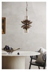 Nordal Erie spisebord - White Marble Top, Ø140