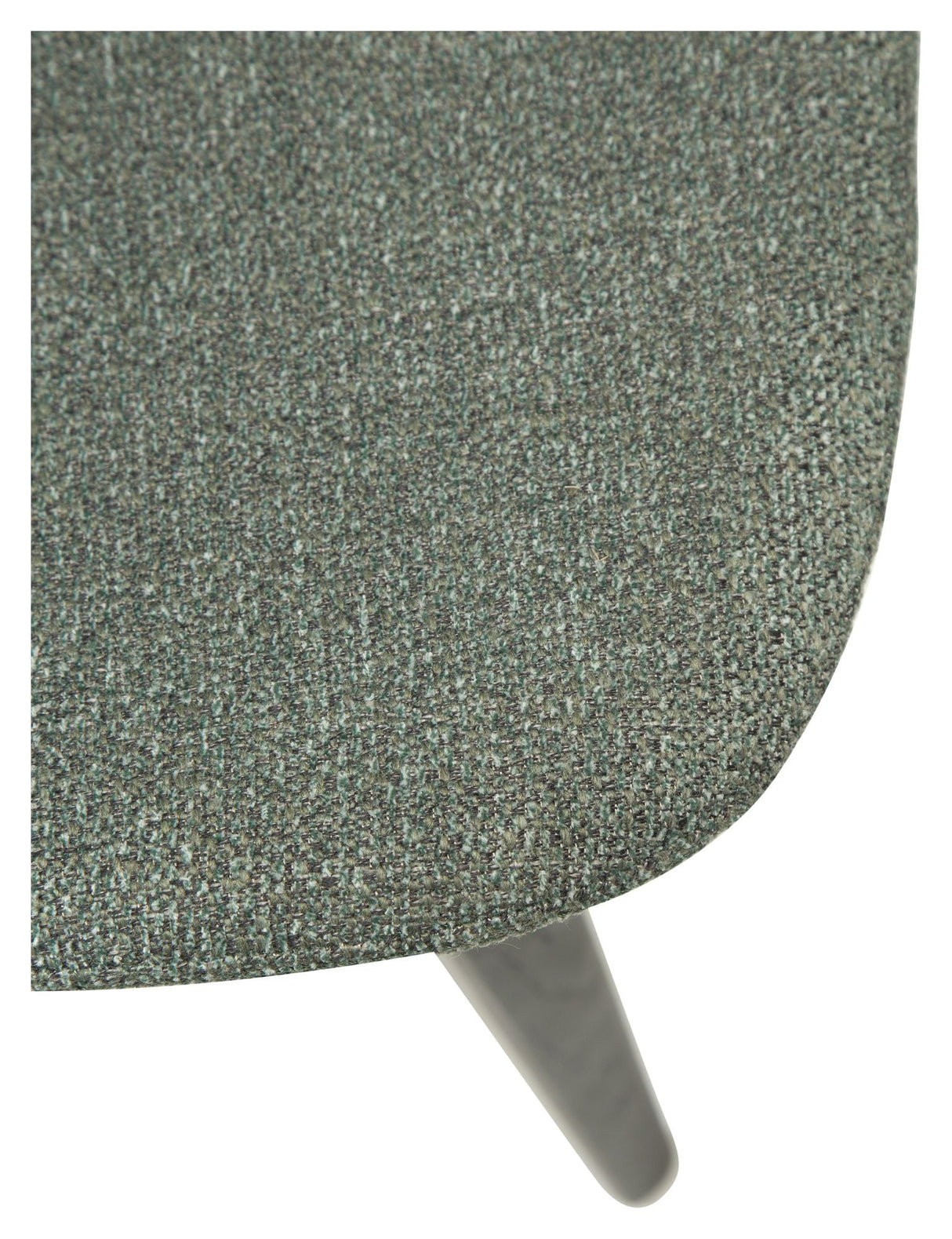 Paragon spisestol, Pebble Green Bouclé Stoff/Svart aske