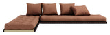 Chico Futon Sofa w. Tatami matter, leirbrun