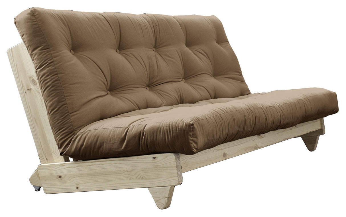 Fersk sofa seng, mocca/natur