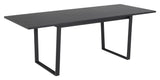 Amble, spisebord 160/220cm- svart marmor