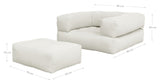 Cube Futon, Beige