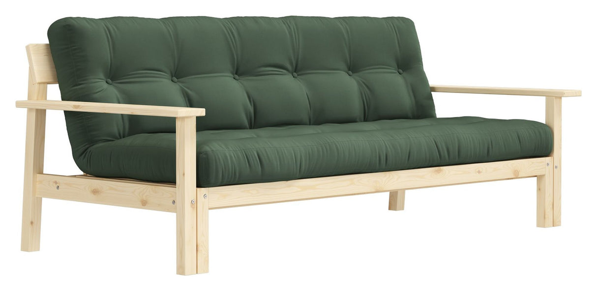 Slapp av sofa seng 190x100, olivengrønn