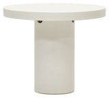 Aiguablava Round Garden Table White, Ø90