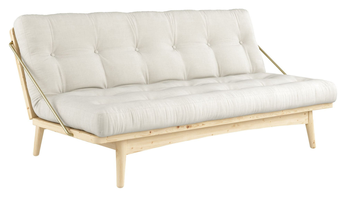 Folkesofa, furu/off-white