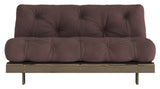 Røtter 160 sofa seng, brun lakkert furu, brun