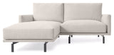 Galen 3-personer. Sofa med venstre venstre sjeselong, B194, Beige Chenille