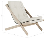 Boogie Lounge Chair, Bordeaux/Nature