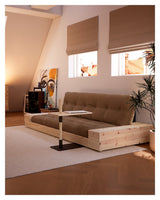 Base sofa seng, sorbet rosa/natur