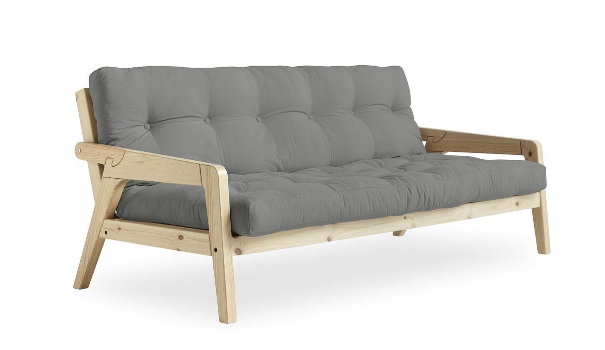 Grip sofa seng 130x200, natur/grå