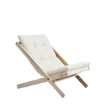 Boogie Lounge Chair, Pine/Off White