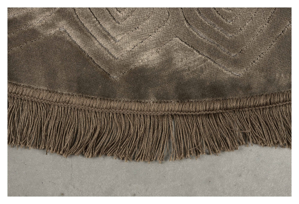 Nelson Rug, Ø175, Brown