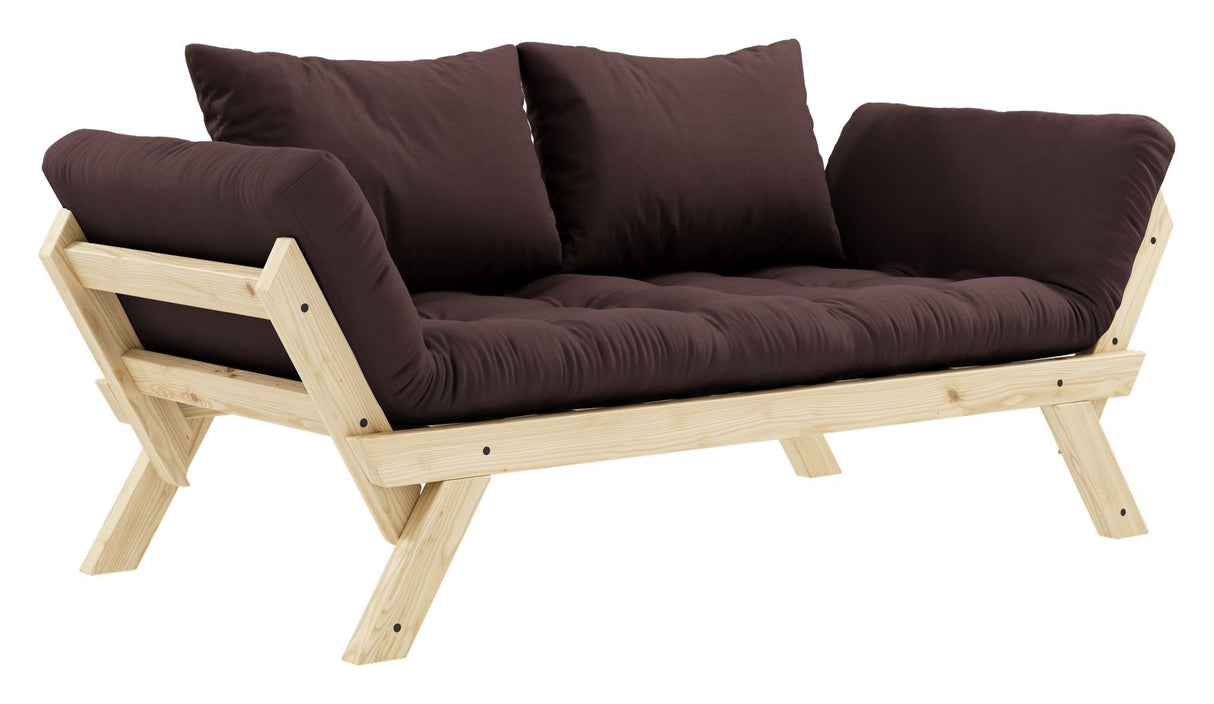 Bebop Sofabed, furu/brun