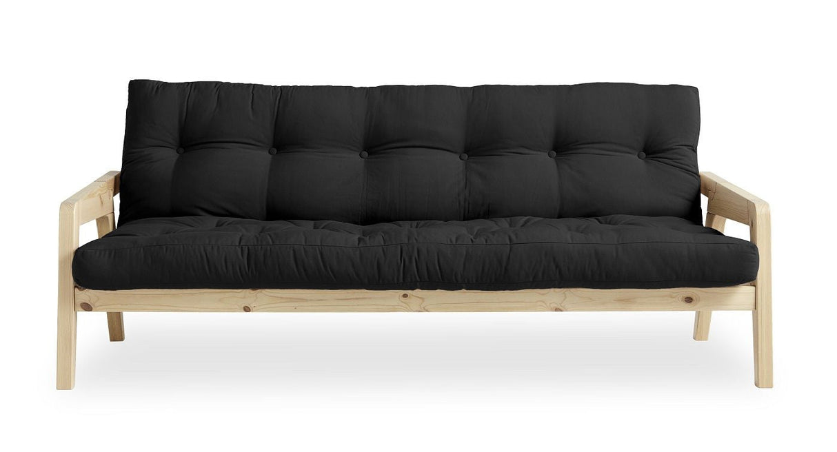 Grip sofa seng 130x200, natur/mørk grå