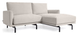 Galen 3-personer. Sofa med høyre vender langs langs lang, B214, Beige Chenille