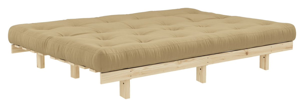 Magre sofa seng, furu/beige