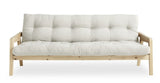 Grab Sovesofa 130x200, Fyrretretræ/Offwhite