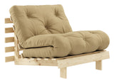 Røtter 90 sofa seng, furu/beige