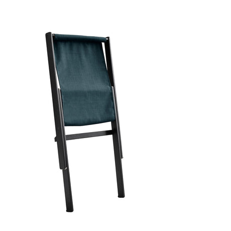 Boogie Lounge Chair, Petroleum Blue/Black