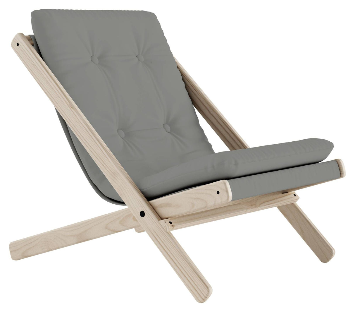 Boogie Lounge Chair, Gray/Nature