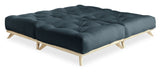 Senza Daybed, Petroleum Blue/Nature