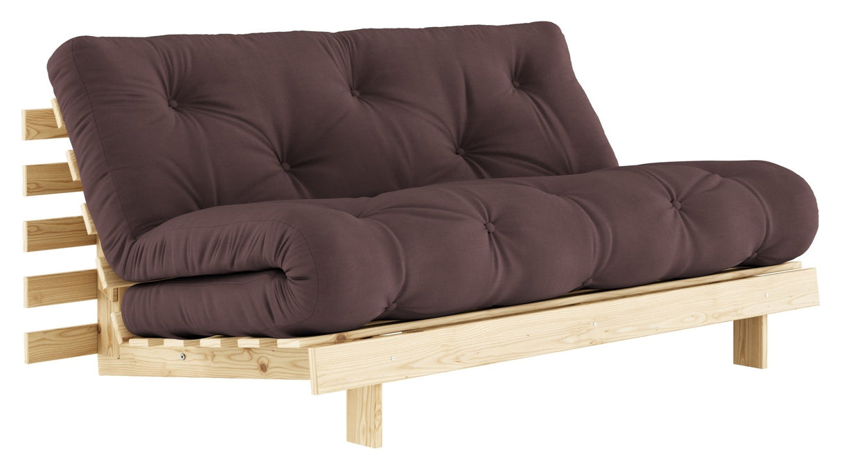 Røtter 160 sofa seng, furu/brun,