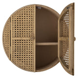 Bloomingville Otto Cabinet, Nature, Rattan, Ø45