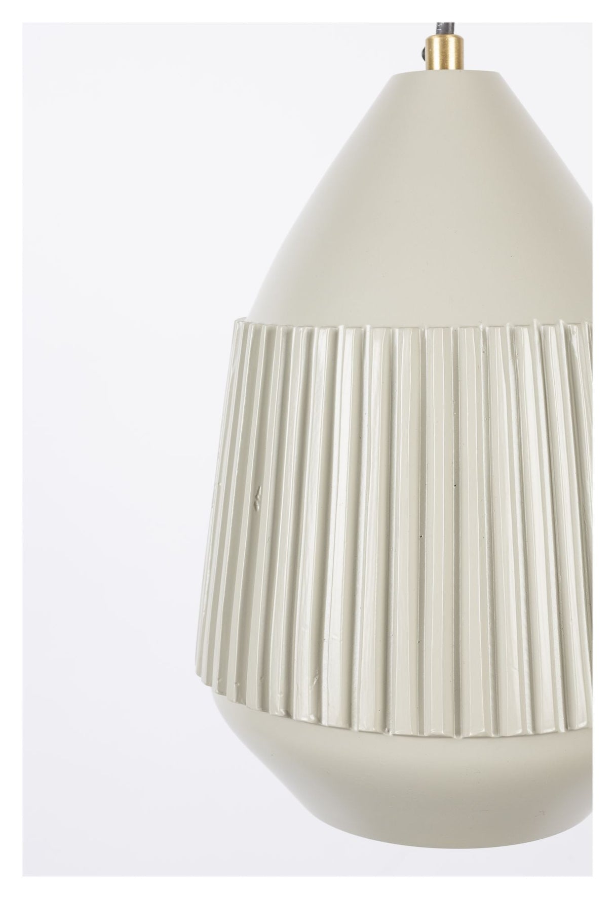 Aysa Pendant Luminaire Ø20, Beige aluminium