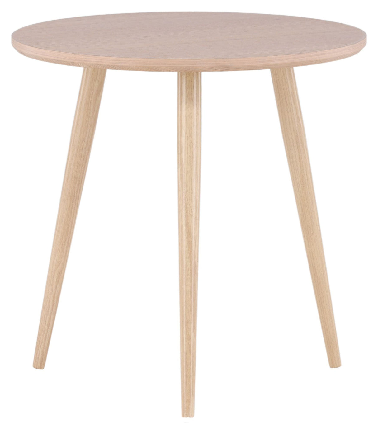 Askim Side Table Ø48 - Hvit vasket