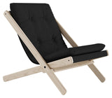 Boogie Lounge Chair, Dark Grey/Nature