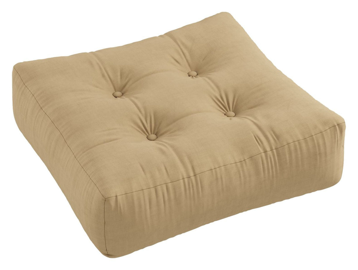 Mer Pouf, hvete beige