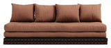 Chico Futon Sofa w. Tatami matter, leirbrun