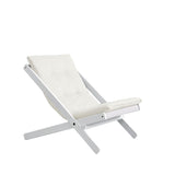 Boogie Lounge Chair, White Pine/Off White