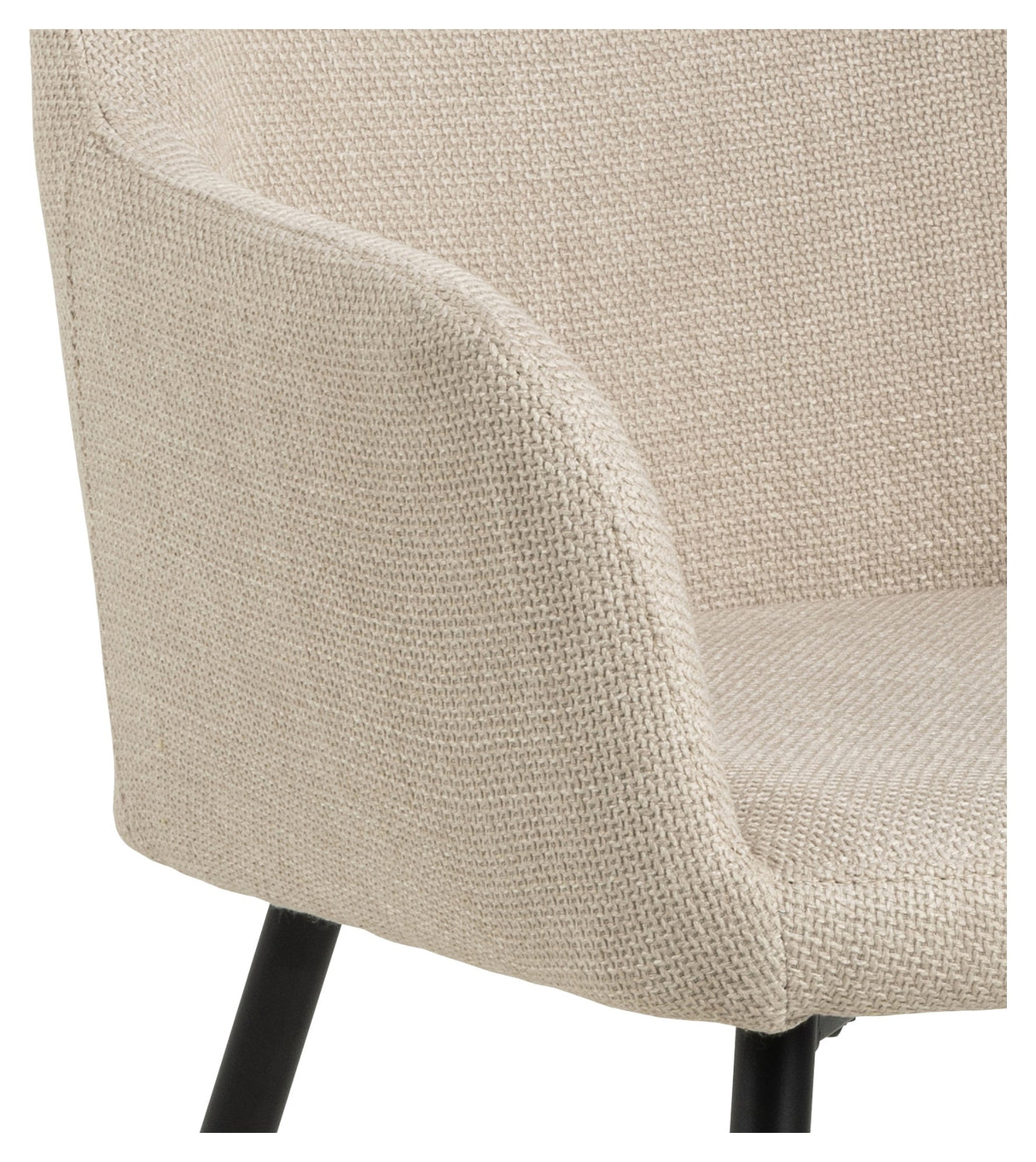 Lizzy, spisestol med/armlener - beige