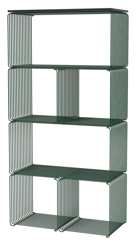 Panton Wire Wire Shelf Single, D18.8, grønn