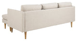 Milly, 2-pers. Chaise Longue, til høyre - beige