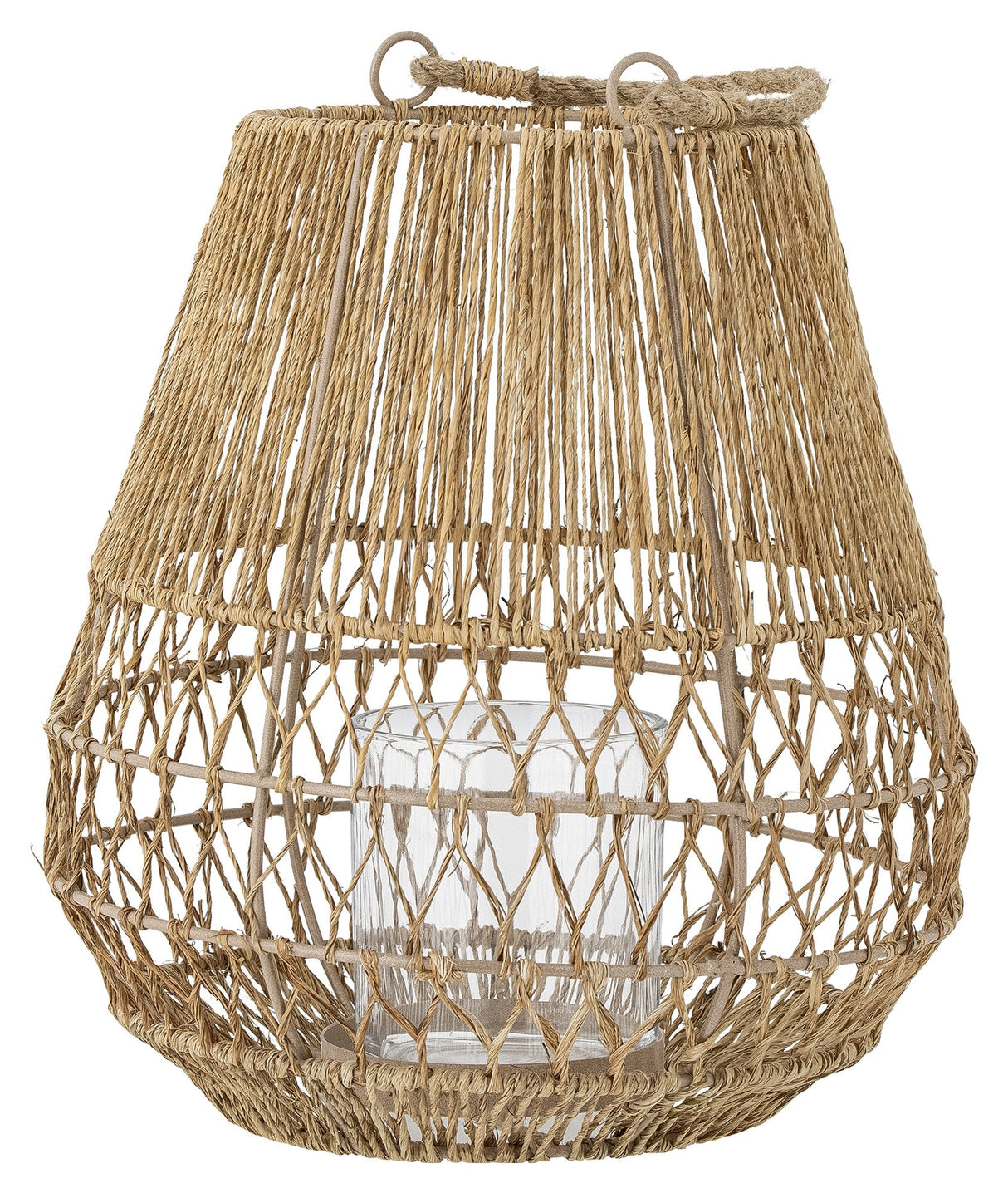 Bloomingville Ramona Lantern m/Glass, Nature 