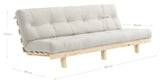 Karup Design Lean Sofa Bed, Mocca