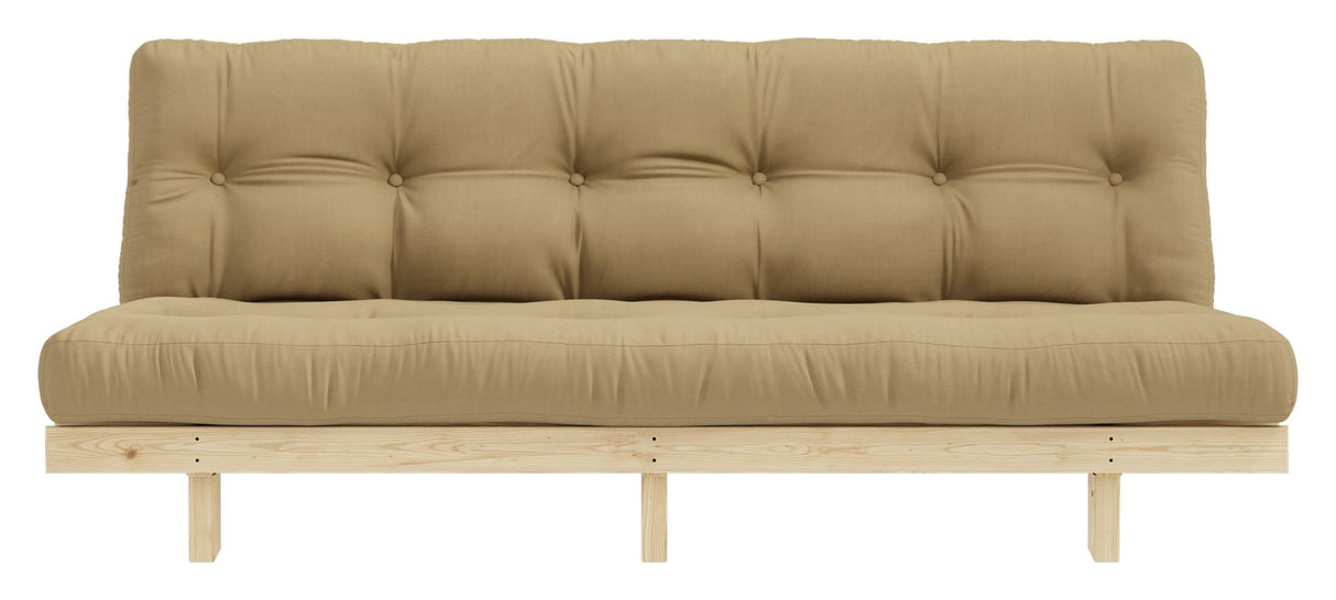 Magre sofa seng, furu/beige