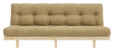 Magre sofa seng, furu/beige