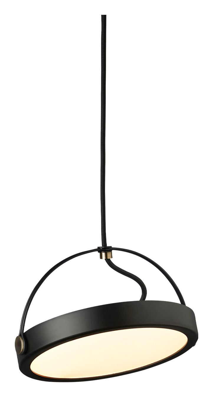 Halo Design Pivot Pendant, Ø20, svart/antikk